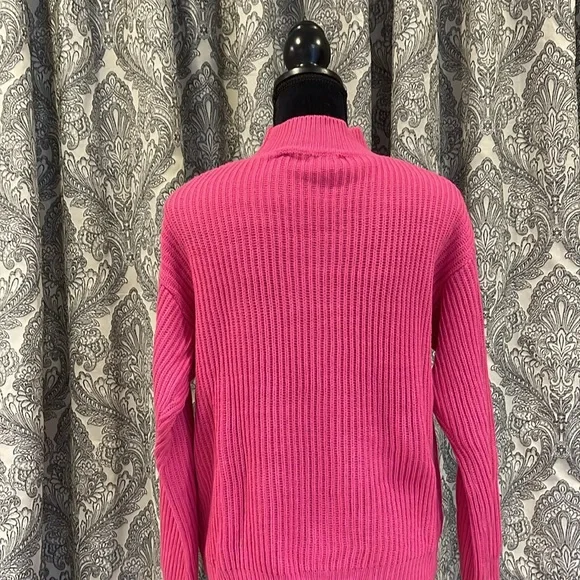 CUT OUT PINK SWEATER - Picture 7 of 9